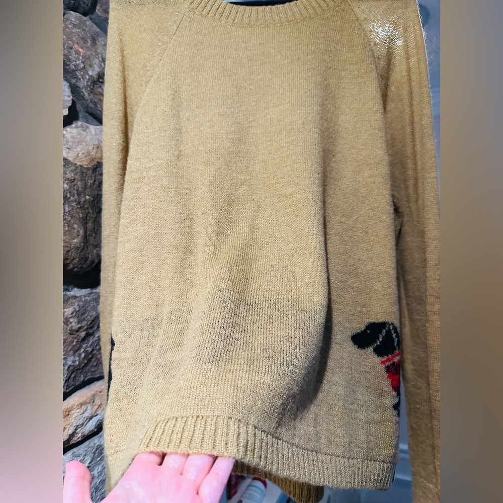 Woolrich Dachshund Weiner Knitted Wool Sweater. Size XL. - Picture 6 of 9